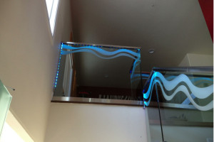 Wykorzystanie taśmy LED w balustradzie